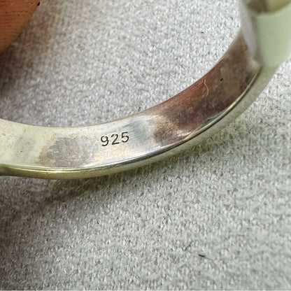 Sleeping Beauty Turquoise S925 Adjustable Ring