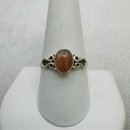 S925 Sunstone Ring