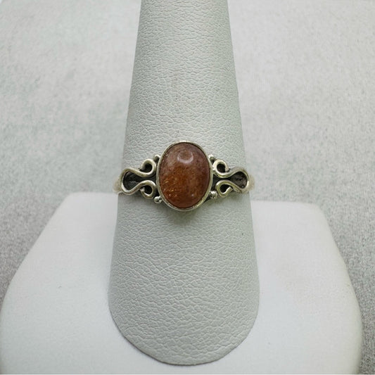 S925 Sunstone Ring