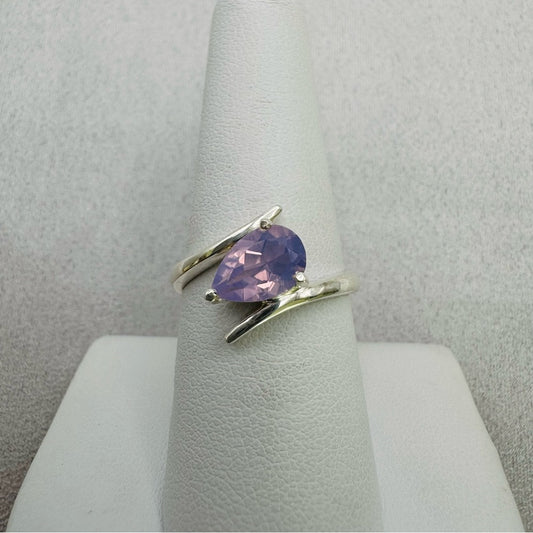 S925 Lavender Quartz Ring