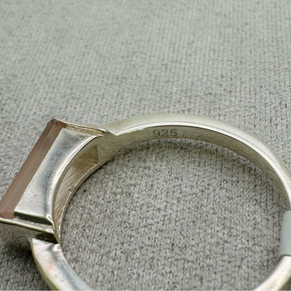 Rose Quartz S925 Ring