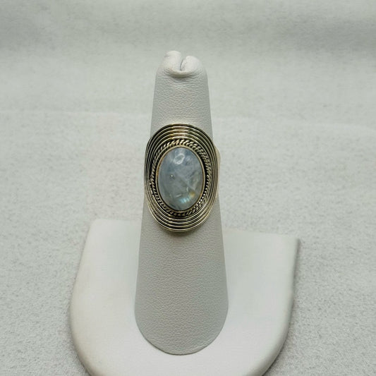 Rainbow Moonstone S925 Ring