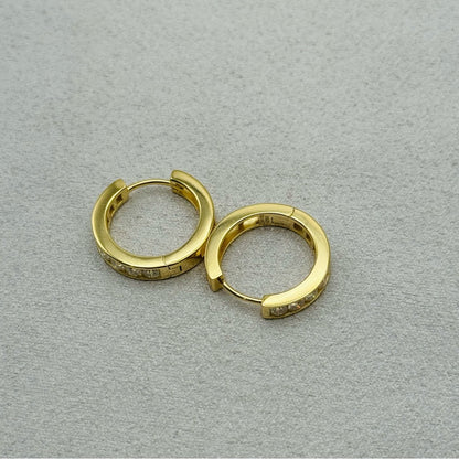 .5 * 2 CT Moissanite Diamond Hoop Earrings