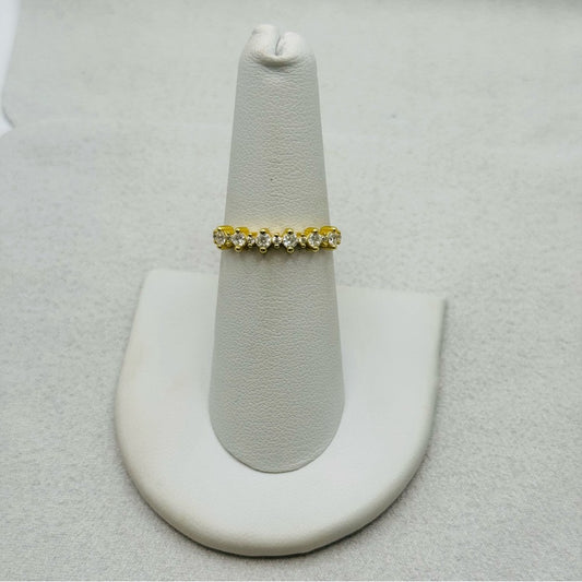 S925 Gold Band Ring