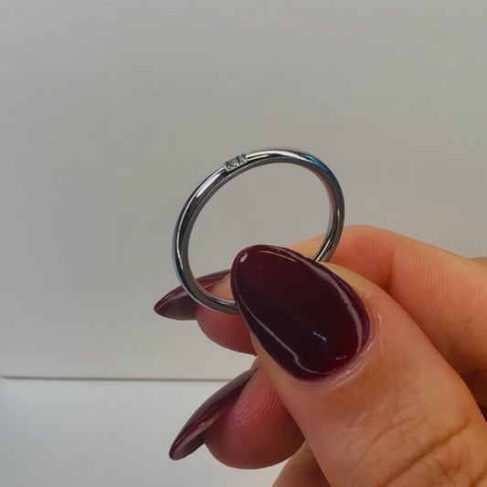 Silver Micro Ring