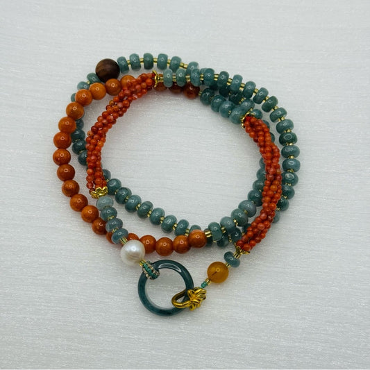 Jade Wrap Bracelet / Necklace