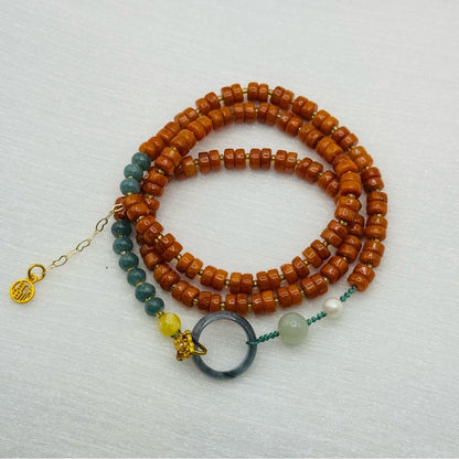 Jade Wrap Bracelet / Necklace