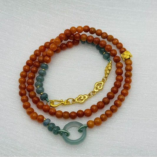 Jade Wrap Bracelet / Necklace