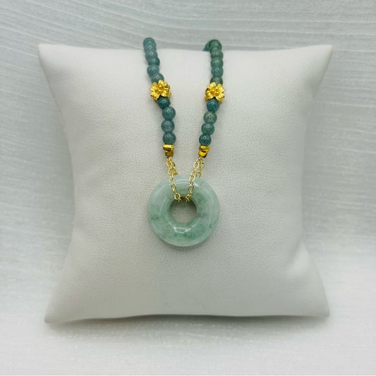 Beaded Jade Necklace