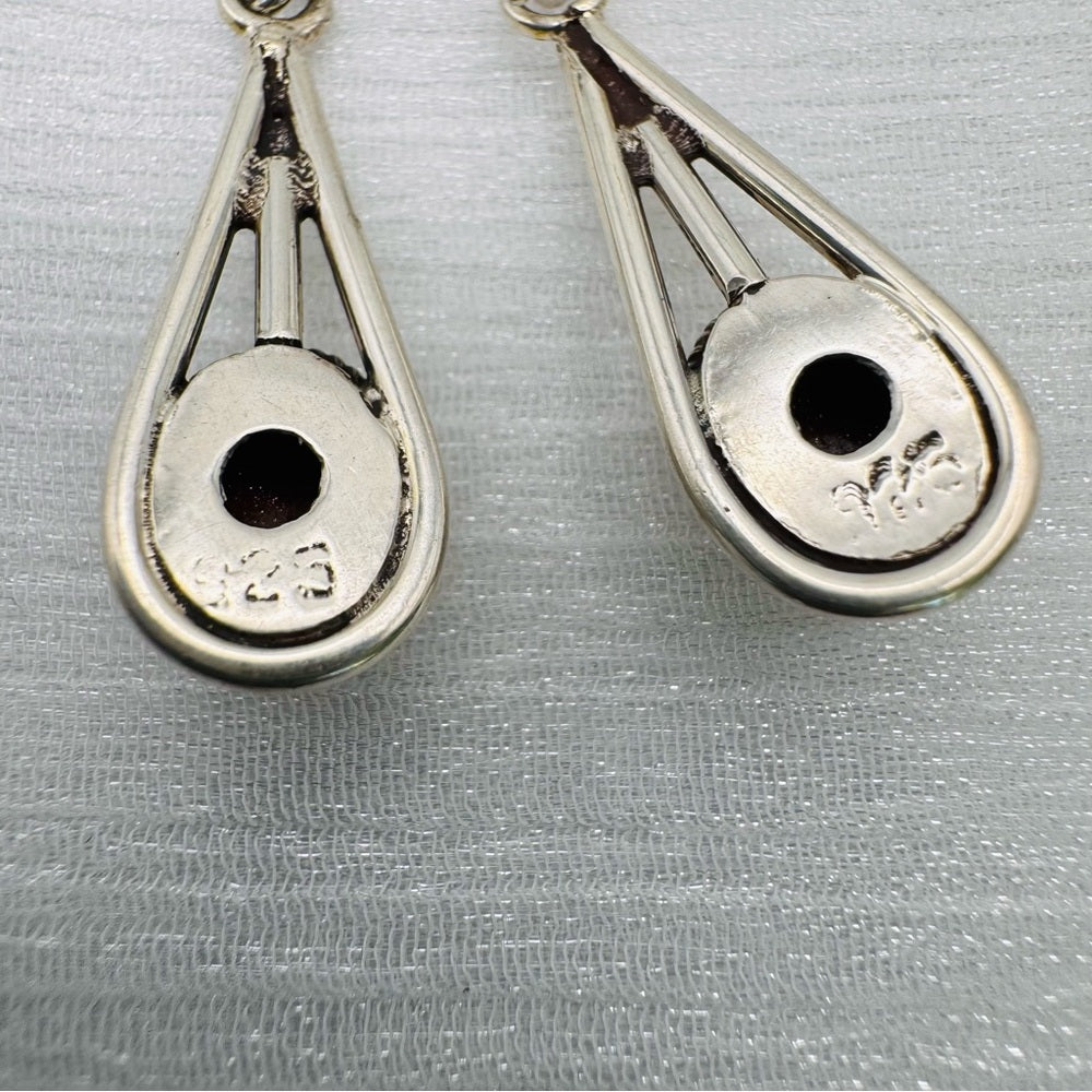 S925 Sandstone Drop Dangle Earrings