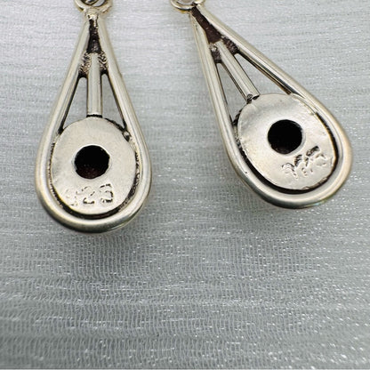S925 Sandstone Drop Dangle Earrings