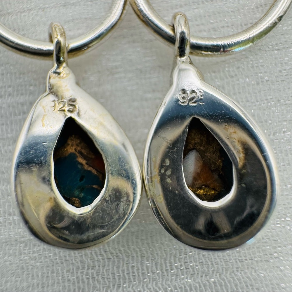 Spiny Oyster S925 Gemstone Drop Earrings