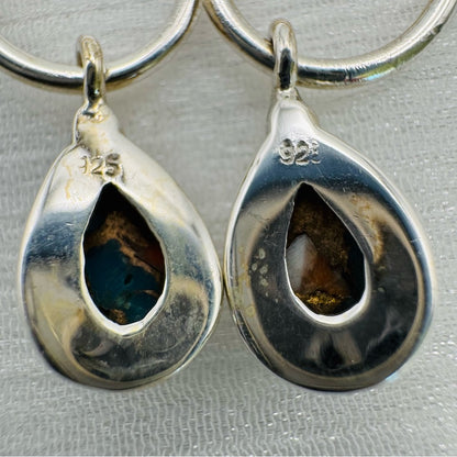 Spiny Oyster S925 Gemstone Drop Earrings