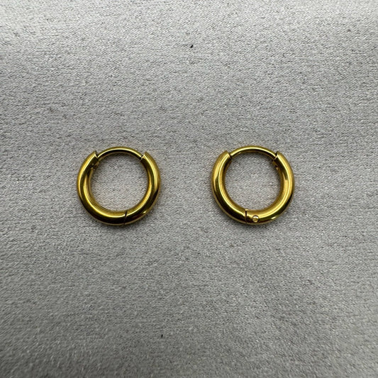 #103 Hoop Earrings - Gold