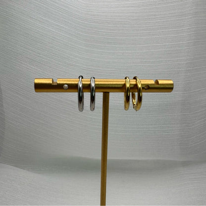 #105 Hoop Earrings - Gold