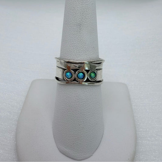 S925 Handmade Australian Opal Ring