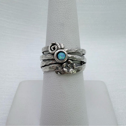 S925 Handmade Australian Opal Ring