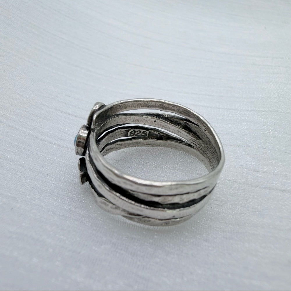 S925 Handmade Australian Opal Ring