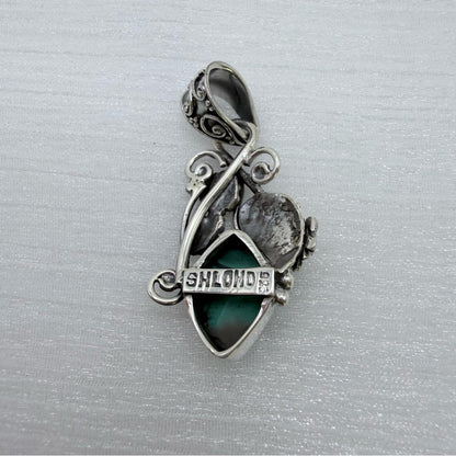 S925 Malachite Pendant