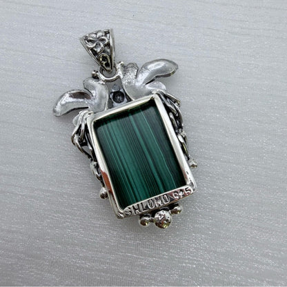 S925 Malachite Pendant