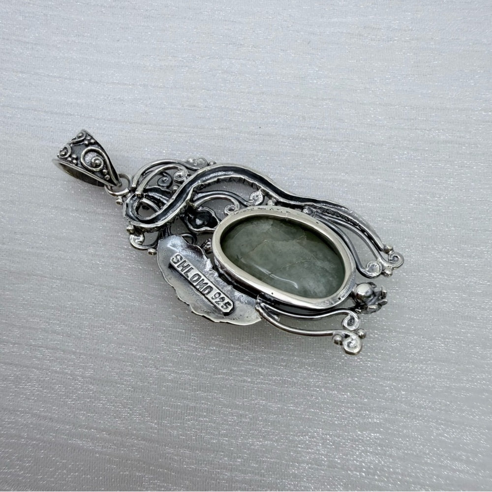 Jade Handmade Snake Pendant