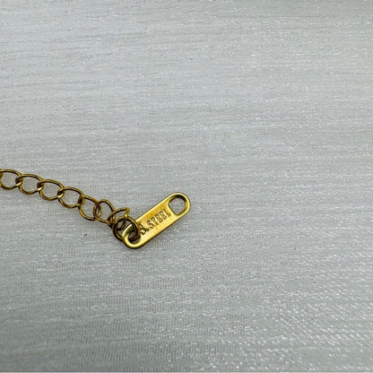 Gold Stainless Steel Bike Chain Necklace