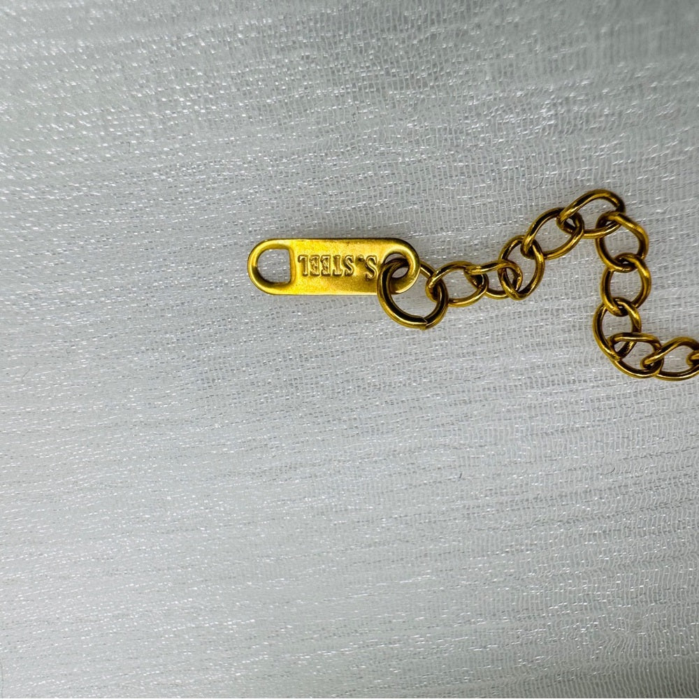 Gold Stainless Steel Rope Chain Necklace