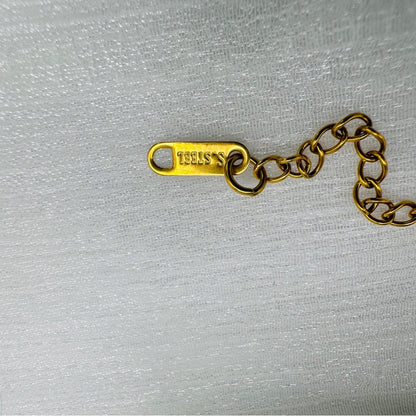 Gold Stainless Steel Rope Chain Necklace