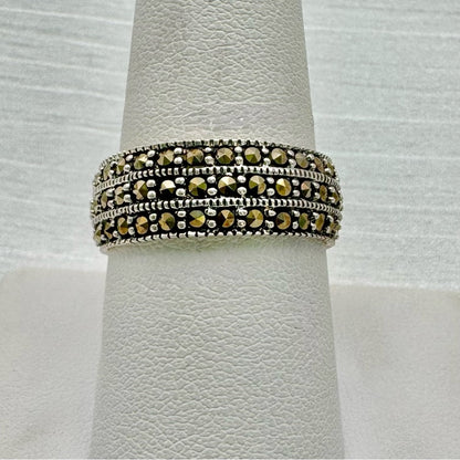 Marcasite Dotted Ring