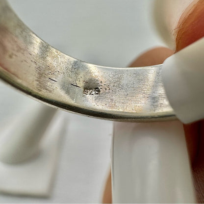 S925 Flower Patterned Ring