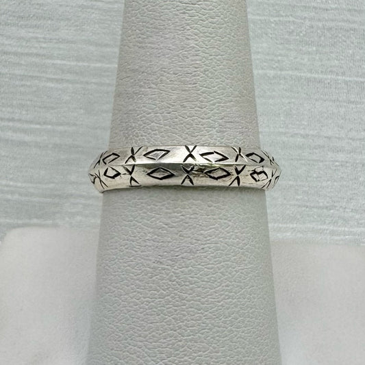 S925 Line Motif Ring