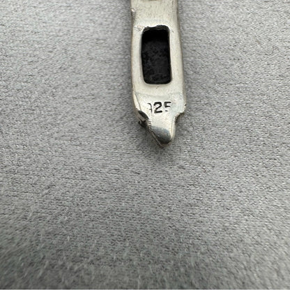 S925 Black Onyx Silver Detail Cross Pendant