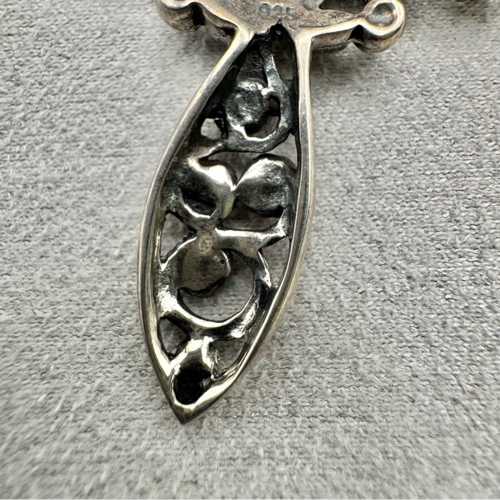 S925 Silver Design Cross Pendant