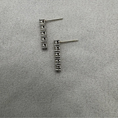 1.2 CT * 2 Moissanite Diamond Dangle Earrings