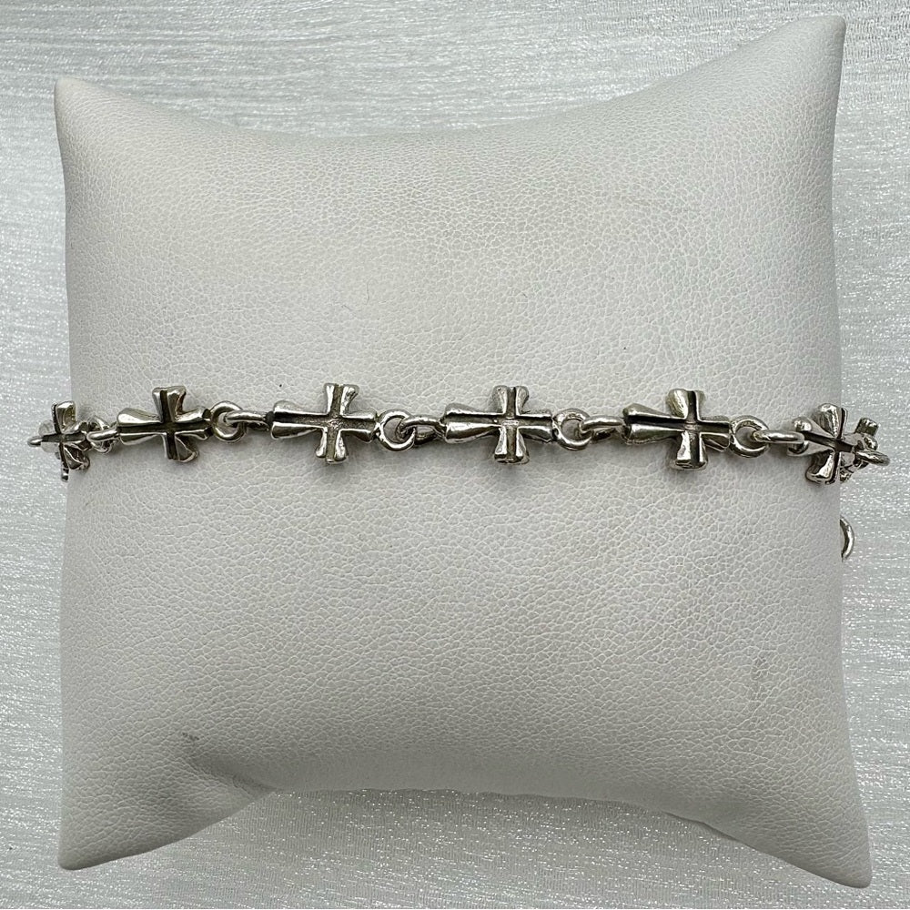 S925 Cross Chain Bracelet