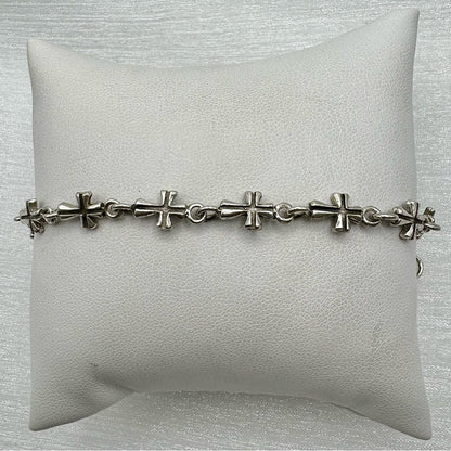 S925 Cross Chain Bracelet