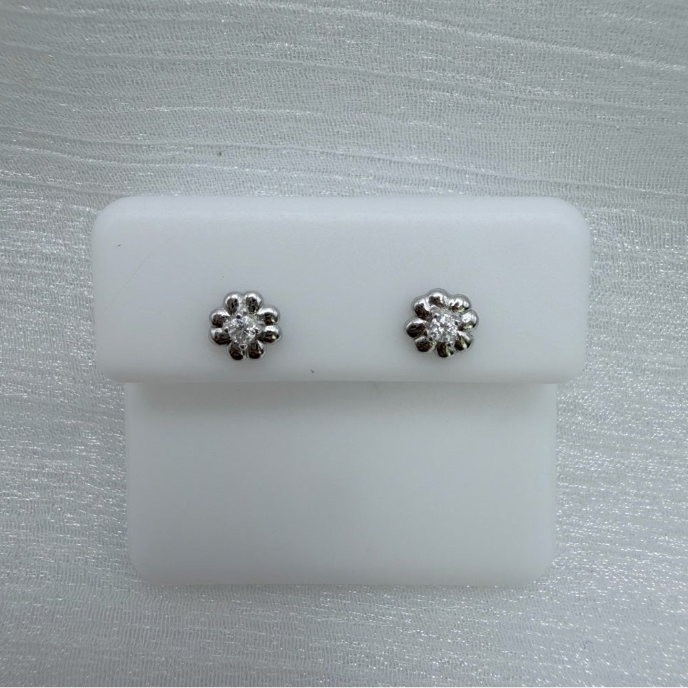 0.2 CT x 2 Moissanite Four Leaf Clover Stud Earrings