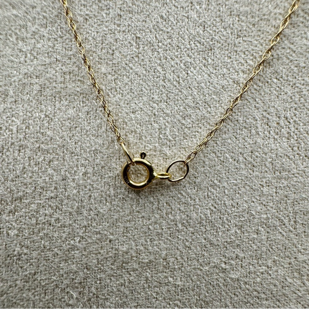 Solid 10k Gold Micro Singapore Chain Necklace