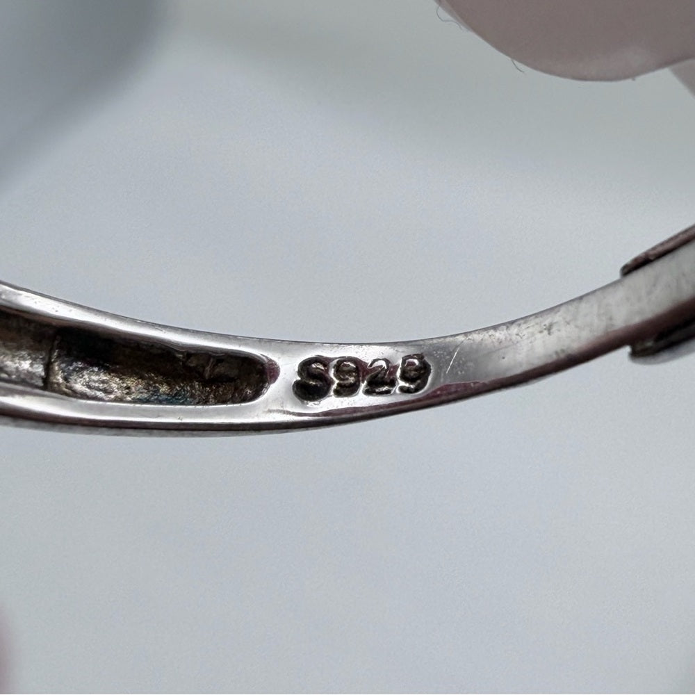 1 CT Moissanite Diamond Icey Blue FreeSize Ring