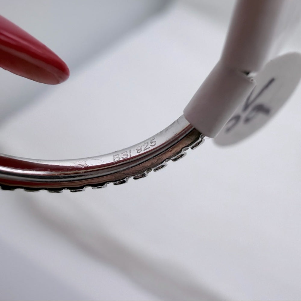 4.1 Moissanite Diamond Cushion Cut Yellow with Moissy Pavé Halo & Eternity Band