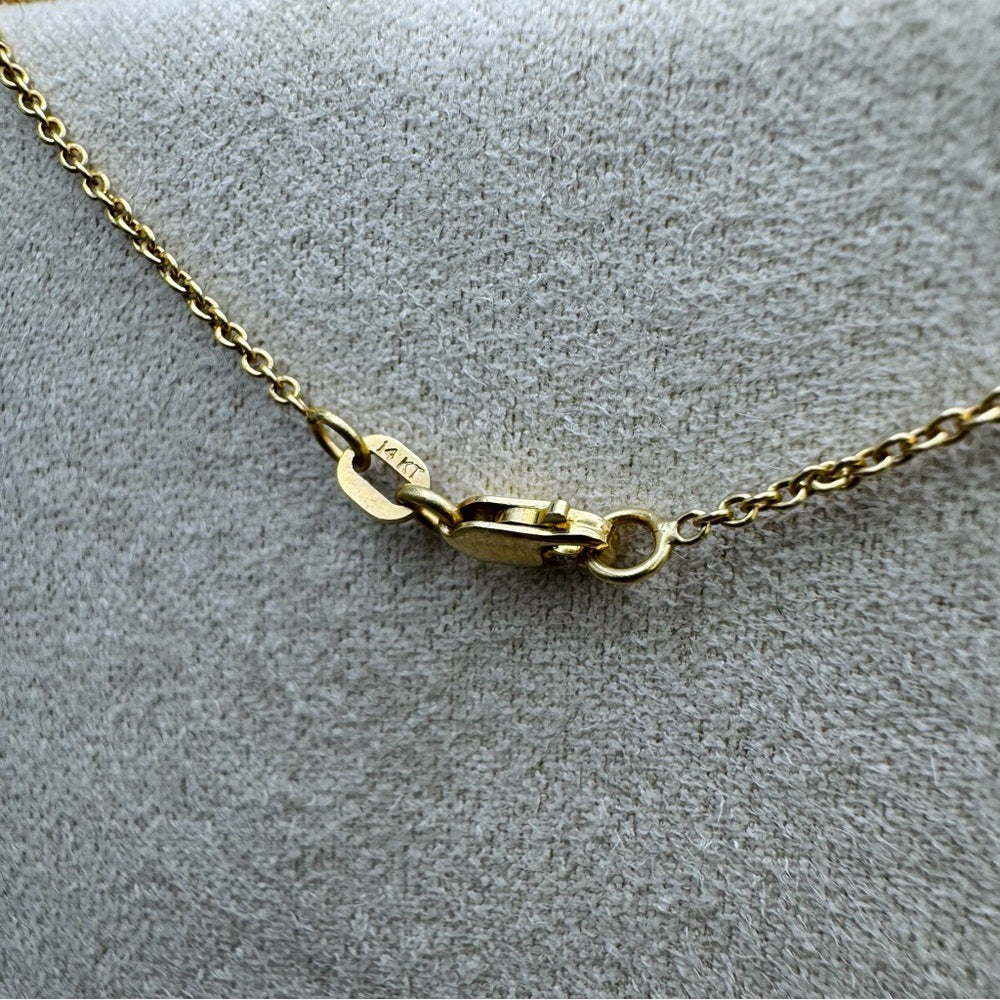 Solid 14k Gold Rolo Chain