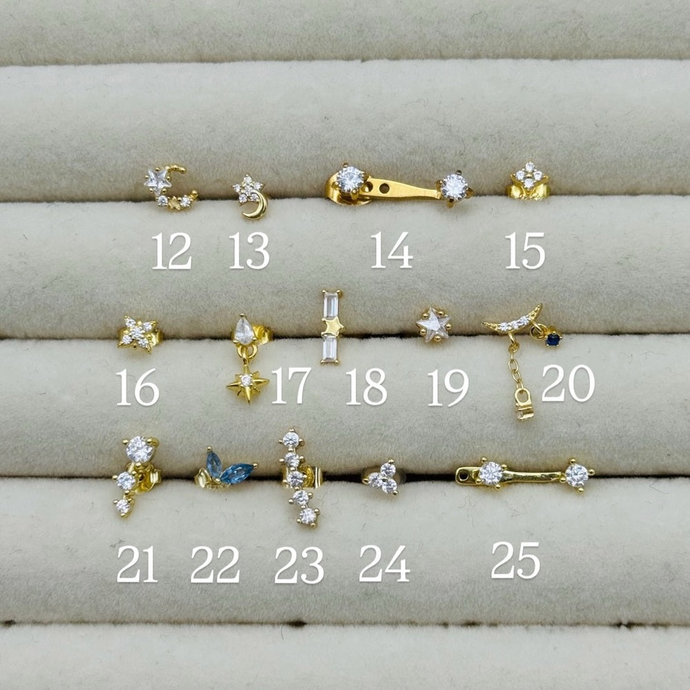 AAA CZ Pushback Earrings