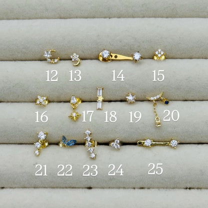 AAA CZ Pushback Earrings