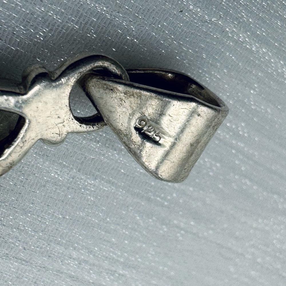 S925 Citrine Cross Pendant