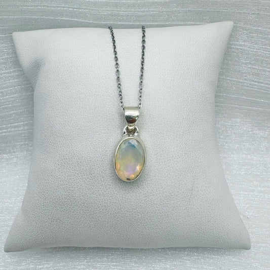 Ethiopian Opal Oval S925 Pendant