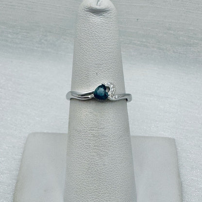 Blue Tourmaline Ring S925