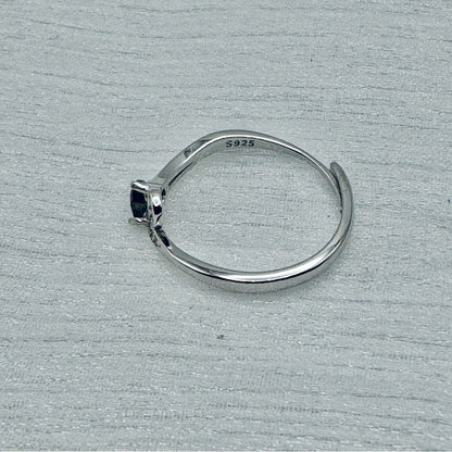 Blue Tourmaline Ring S925