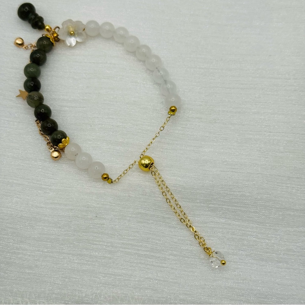 Style 2 Adjustable Jade Bracelet with Extenders