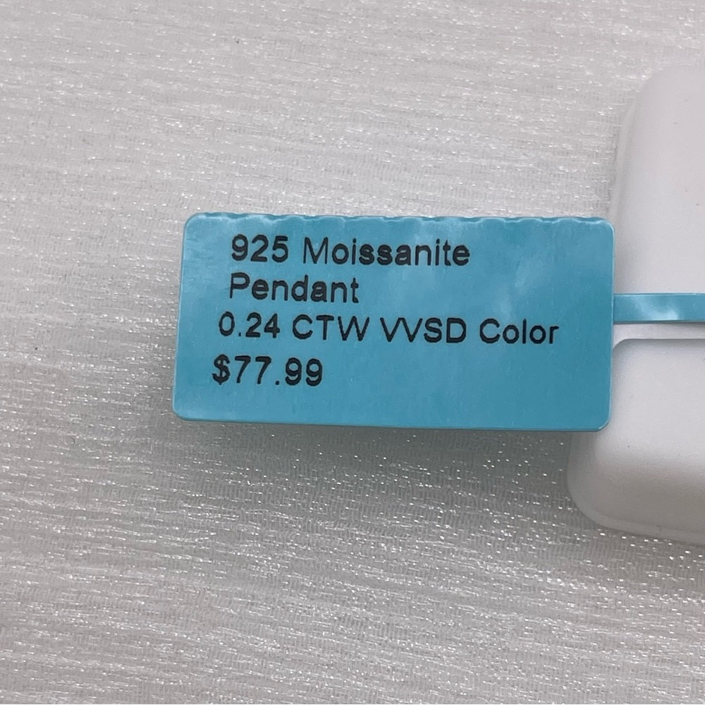 0.24 CT Moissanite Diamond Star of David ✡️ Pendant