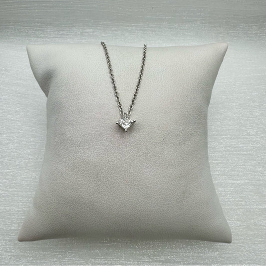 Moissanite Princess Cut Diamond Necklace